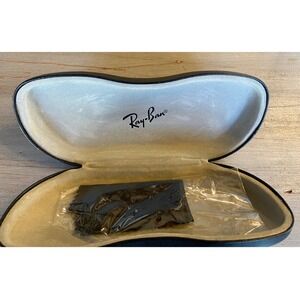 Ray-Ban Black Hardshell Sunglasses Case with Sealed Cleaning Cloth Accessory